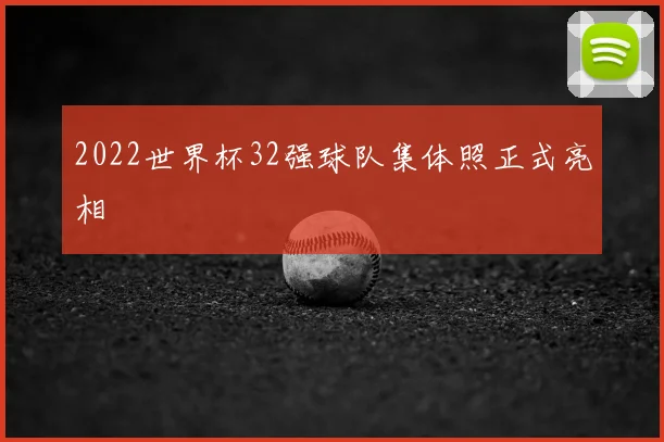 2022世界杯32强球队集体照正式亮相